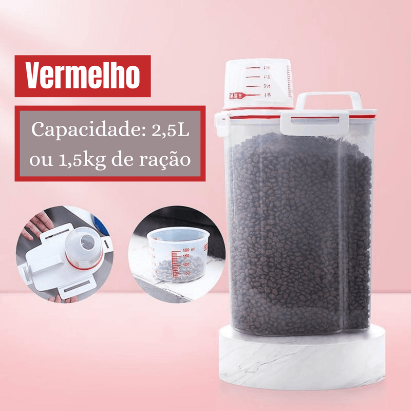 Armazenador e Dispensador de Ração: AutoPet, Controle Perfeito na Hora Certa!