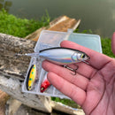 Isca Artificial Flutuante com Hélice: Mestre dos Lançamentos!  🎣🔥 5 Unidades - Sucesso Garantido na Sua Pesca!