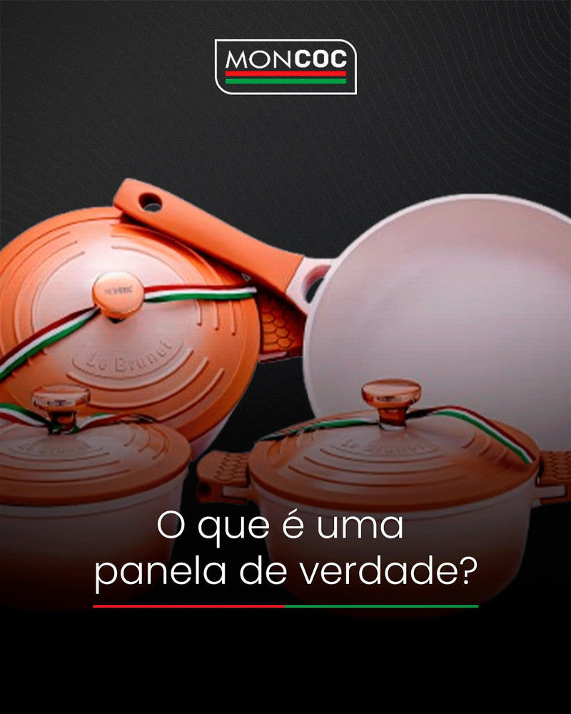 Jogo de Panela Moncoc da linha Arezzo - Prática e Eficiente.