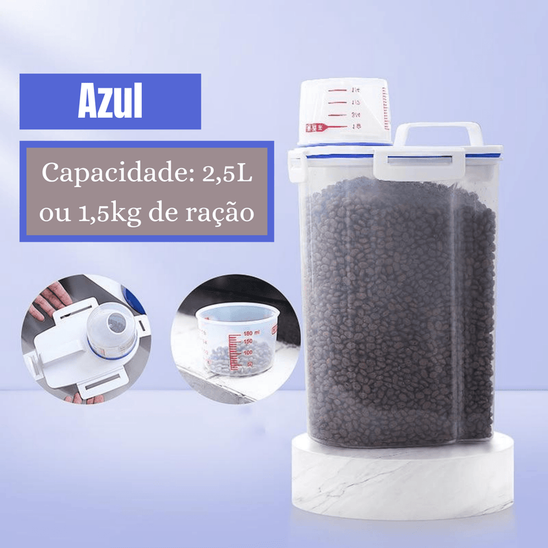 Armazenador e Dispensador de Ração: AutoPet, Controle Perfeito na Hora Certa!