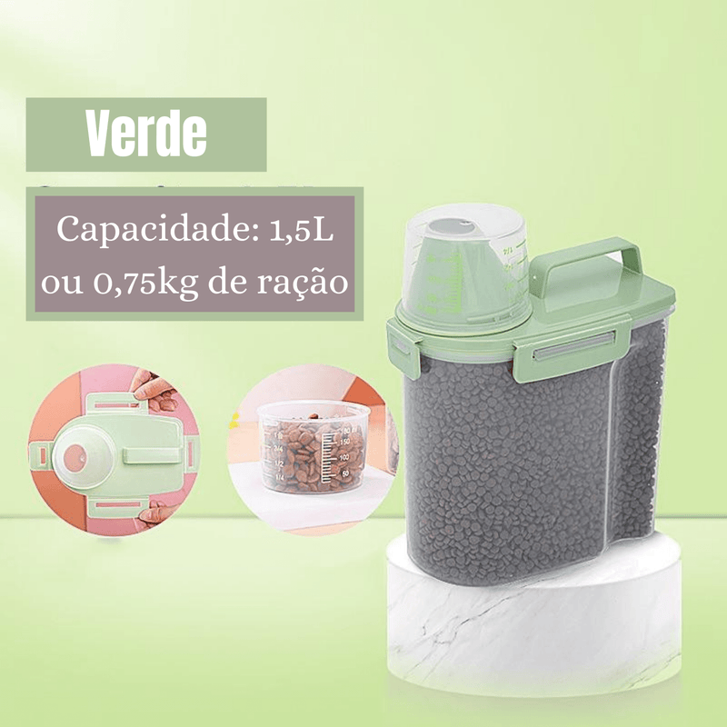 Armazenador e Dispensador de Ração: AutoPet, Controle Perfeito na Hora Certa!