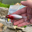 Isca Artificial Flutuante com Hélice: Mestre dos Lançamentos!  🎣🔥 5 Unidades - Sucesso Garantido na Sua Pesca!