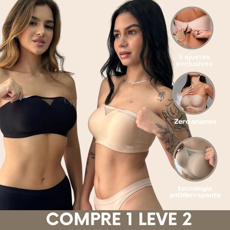 Sutiã Antiderrapante: UltraFlex, Conforto que Não Escorrega! [Compre 1 Leve 2]